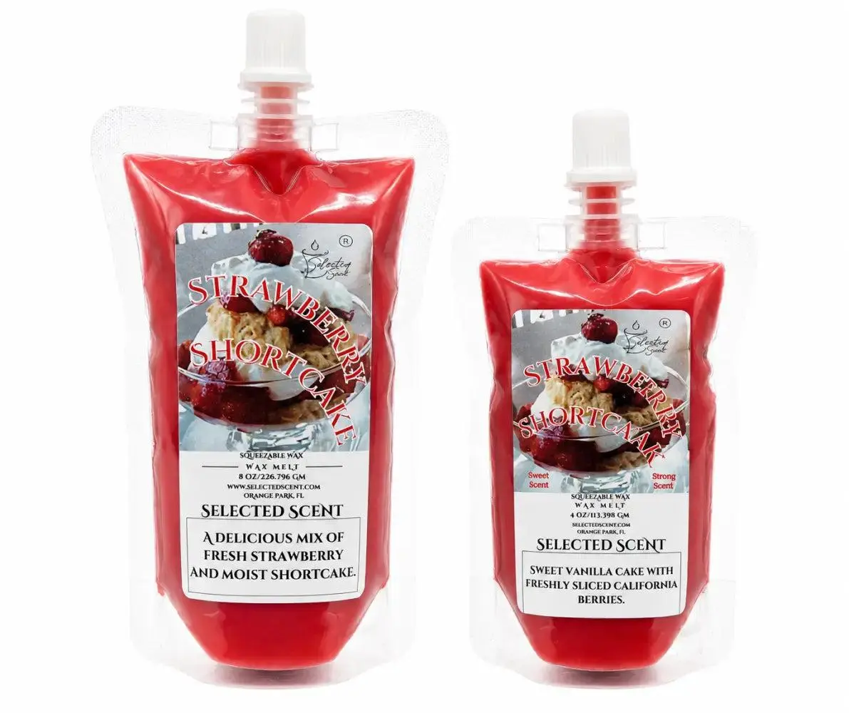 Strawberry Shortcake Squeezable Wax Melt Dessert Scented Wax Melt For Home