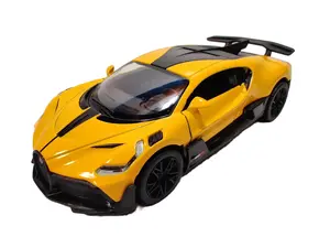 KINSMART 1/38 Scale Bugatti Divo Collection Diecast Metal Model with Openable Doors 5 Inches Long Officially Licensed RC Car