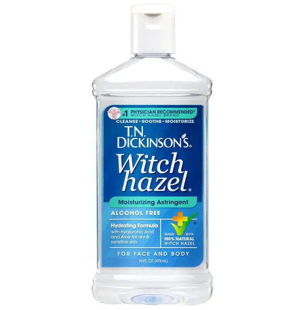 Witch Hazel Alcohol Free Moisturizing Astringent | 100% Natural Witch Hazel | Calms, Nourishes, Hydrates Skin | for Face & Body | 16 Fl Oz