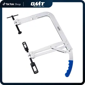 Orion Motor Tech Universal Valve Spring Compressor Tool, Valve Spring Removal Tool & Adjustment Tool with 1" & 1-3/16" Adapters, Direct Action Valve Spring Compression Tool for Cars Trucks and More