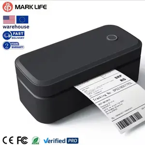 Noble 241BT 4x6 Bluetooth Wireless Thermal Shipping Label Printer - for Small Businesses, iPhone, Android - Printer for Photos (Black and White)