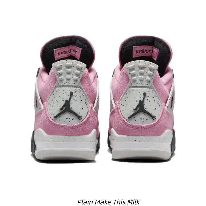 Vintage Pink Grey Basketball Shoes Soft Suede Upper Wear-resistant Rubber Outsole Casual Sneakers For Workout, Walking And Sweet Daily Outfit Matching