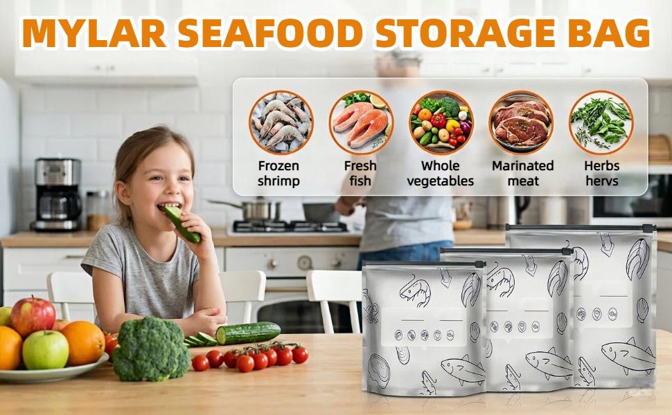 30 PCS Reusable Aluminum Foil Sealable Storage Bags - 2026 New BPA-Free Heavy-Duty Kitchen Utensils Containers, Airtight Resealable Vacuum Ziplock Stand-Up Bags, Label-Ready for Home/Travel Food Storage (S+M+L), Insulation, Varied Sizes