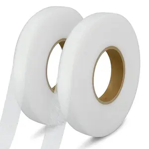 Stitch Witchery 140 Yards Iron on Hemming Tape - 1 Rolls, 0.59 inch No Sew No Iron Fusible Tape for Hemming, Curtains, Pants, Clothes