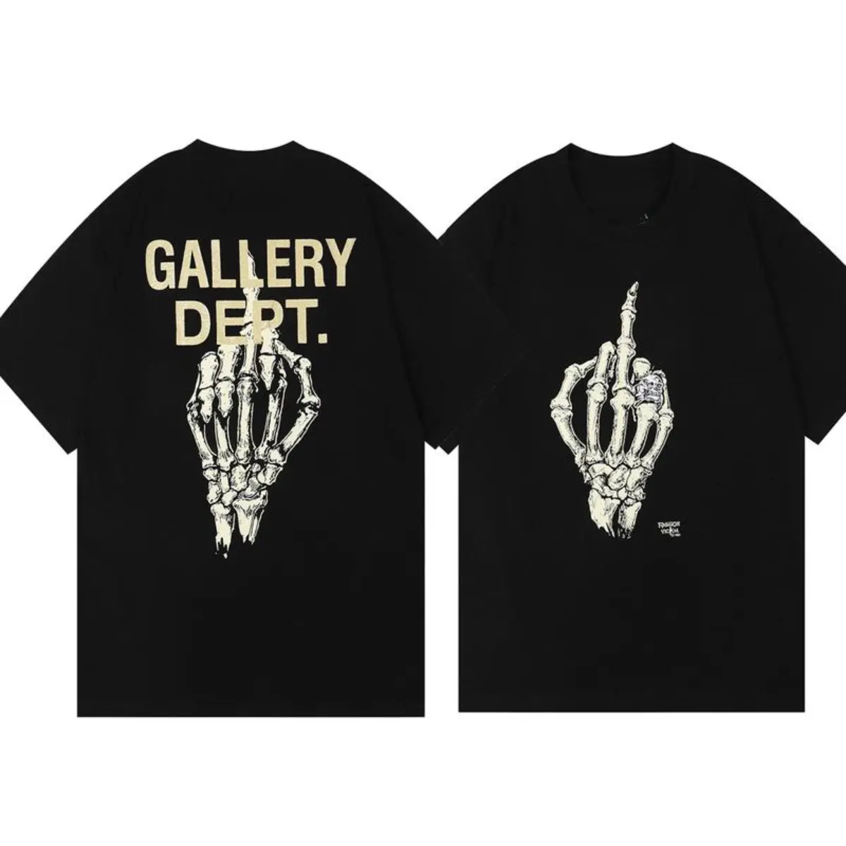 Gallery Dept. Neon Cocktail Graphic T-Shirt, Retro Nightlife Streetwear Tee, Vintage Bar Style Cotton Shirt, Unisex Casual Graphic Top