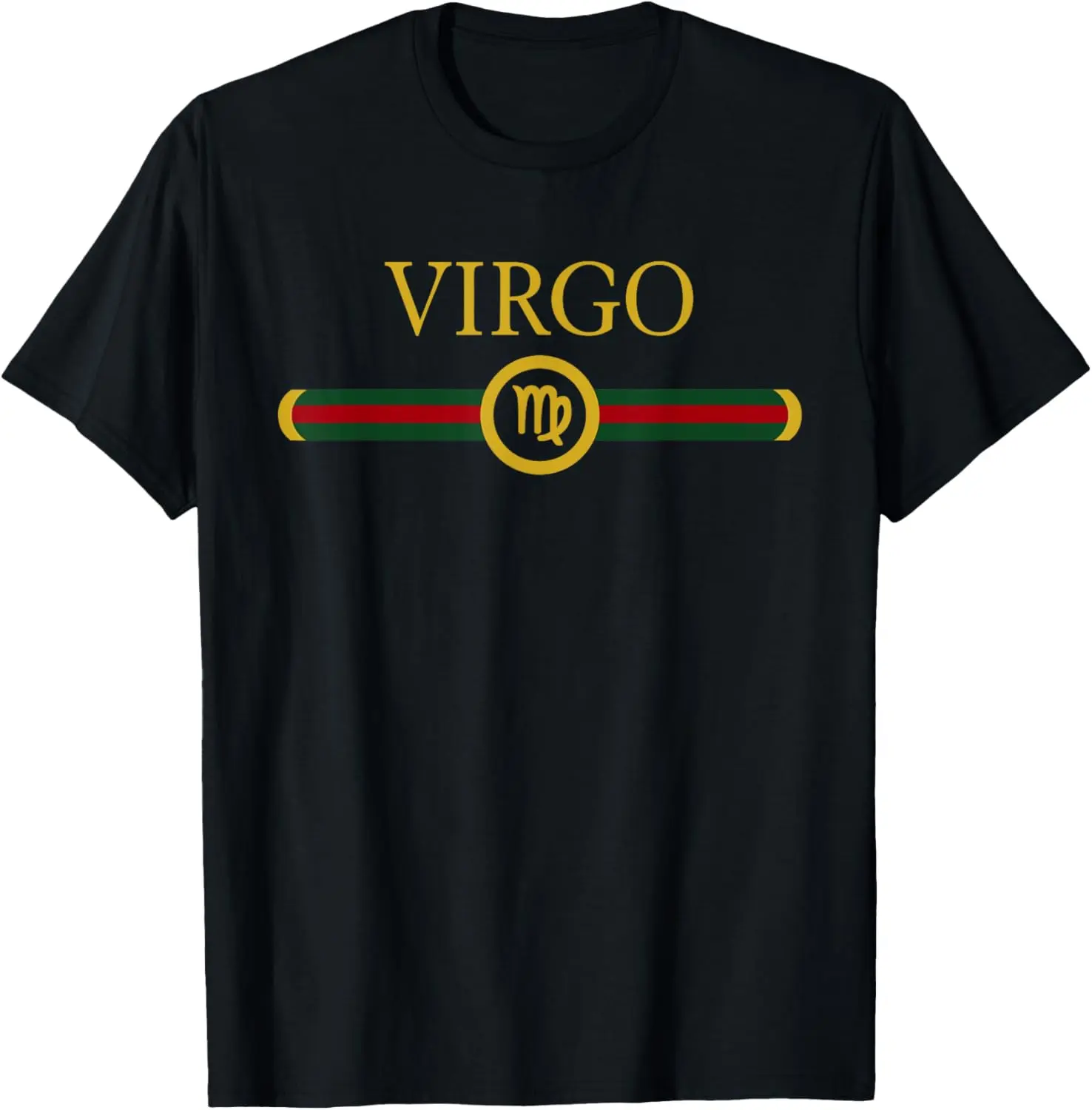 100%cotton Virgo zodiac sep August birthday Graphic art Virgo sign T-Shirt