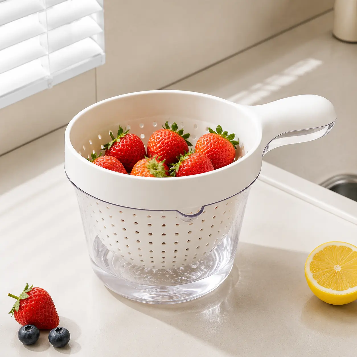 Multifunction Vegetable Washing Basket – Drain & Storage Kitchen Tool