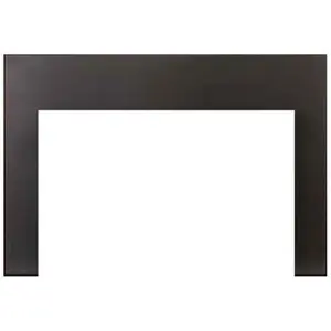 212 MAIN Modern 43 x 32 in. Small Fire Pit Surround Kit, Black