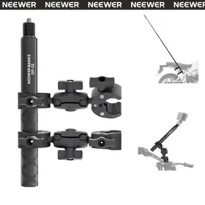 NEEWER BASICS GP-32 Motorcycle Mount Kit for Action Cameras, Helmet & Bike Mount Accessories Set for GoPro, DJI Action & Insta360, Perfect for POV Riding, Moto Vlog & Travel Recording