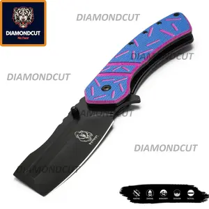 8” Outdoors Hunting Tactical EDC Everyday Pocket Knife, Camping Gear Folding Knife, Survival Tool Accessories, Practical and Collectible Use, Father’s Day Gift, Birthday Gift, Christmas Gift