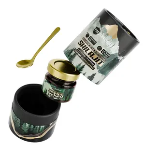 TM Naturals Pure Himalayan Shilajit Resin - 75% Fulvic Acid, 85+ Trace Minerals, Supports Vitality & Stamina - Includes Steel Spoon, 30g, Lab Tested for Purity