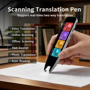Offline Scan Translation Reading Pen 142 Languages Text to Speech Gray Reading Aid for Dyslexia & Language Learners Perfect Holiday Gift