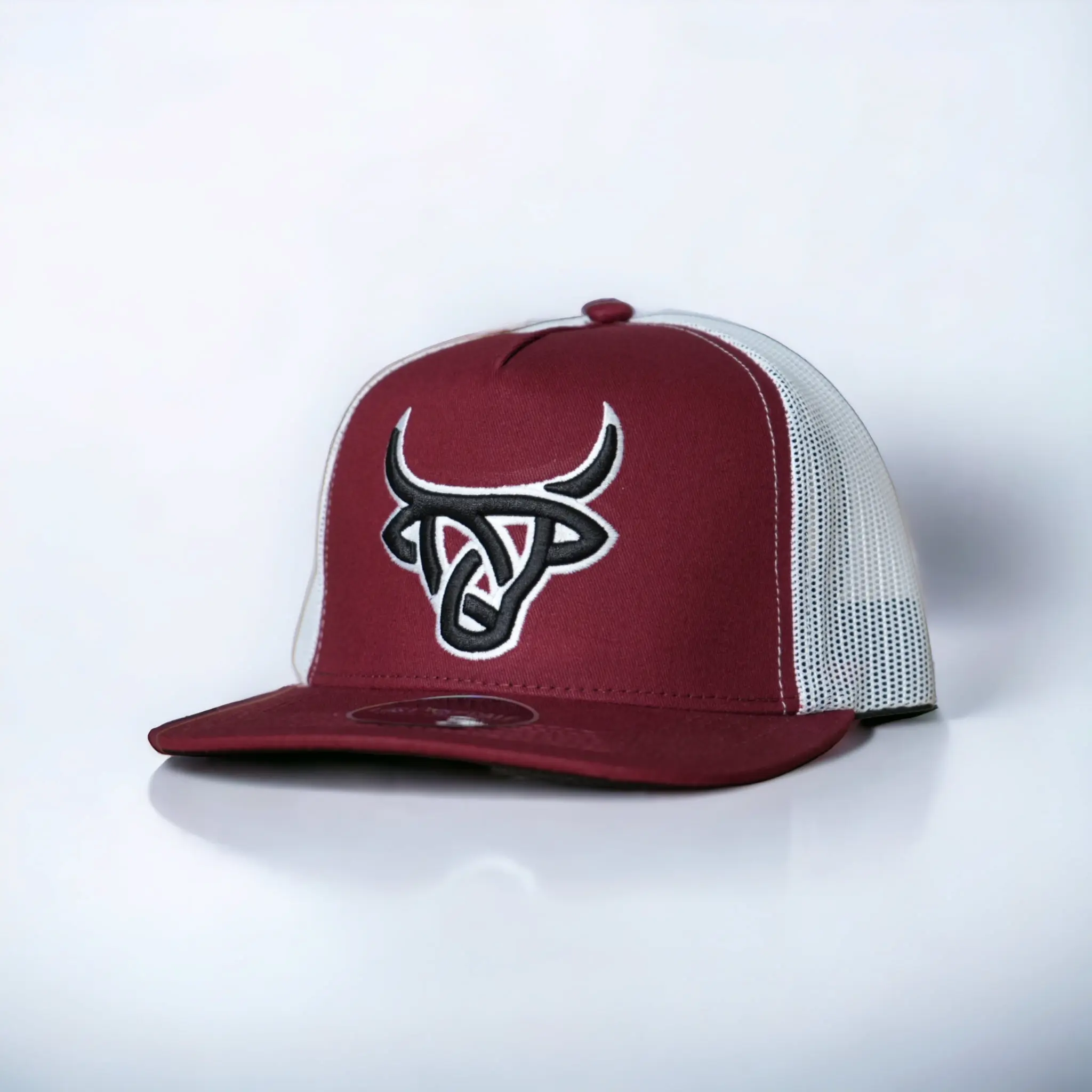 Lost Calf Red Poll Flat Bill Trucker Hat