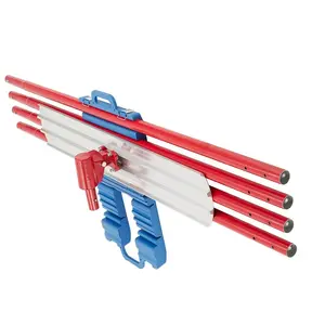 GARVEE 48x8 Inch Round Magnesium Bull Float, Cement Tool with Adjustable Bracket and Handles for Multi-Angle Use, Featuring Extruded Alloy Blade for Concrete Finishing, 48" x 8" Size, Ideal for Professional Construction Projects