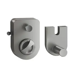 Heavy Duty Retractable Clothesline, Single Stainless Steel Line, Non-Sagging Wall Mounted Laundry Line | Indoor & Outdoor Use, Matte Black Finish