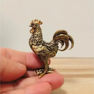 Vintage Rooster Statue, 1 Count Creative Rooster Ornament, Desktop Decoration for Home Living Room Bedroom Office, Home Decor, Figurines, Sculpture Desk Decor