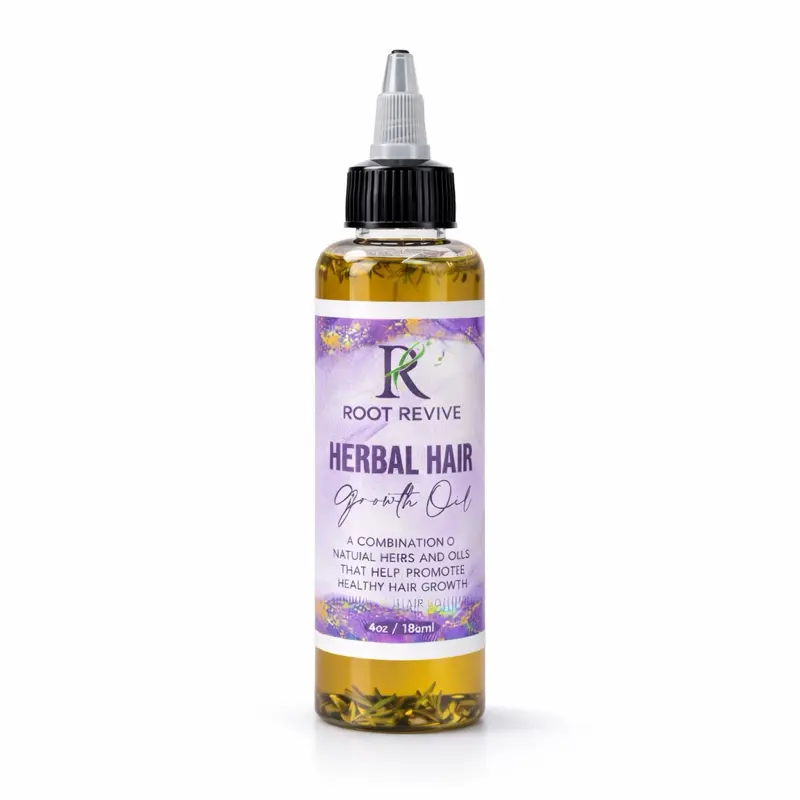 Root Revive Herbal infused hair growth oil Rosemary+fenugreek+Batana oil infused with over 25 herbs and natural oils. 4oz