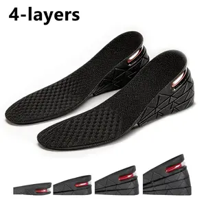 Adjustable Height Boost Insoles | 4-Layer Air Cushion, EVA Material, 1.2" to 2.97" Lift outdoorfun