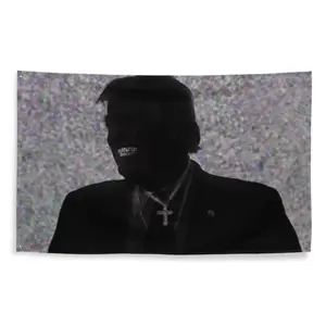 Trump Ken Carson Flag |     College Dorm Christmas Gift Room Decor Wall Hanging Funny Tapestry for Dorm Wall Man Cave decoration with Grommets Cotton Decorative