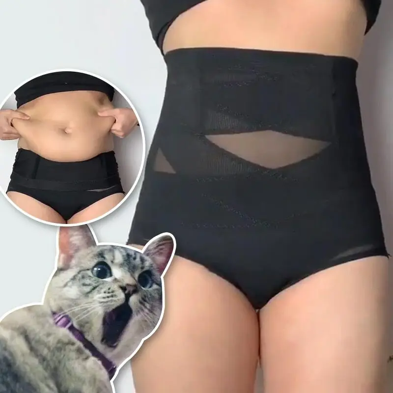 Women High Waisted Shapewear Tummy Control Panties Body Shaper Compression Underwear Stomach Butt Lifter Underwear Girdle