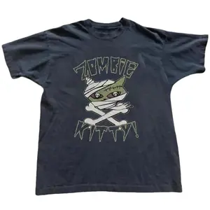 Zombie cat graphic Baby Tee ,Y2k Tops, Woman Clothes Women's  Girl Baby Tee,Summer Outfit, Girl Baby Tee, Gift For Her, Outfits