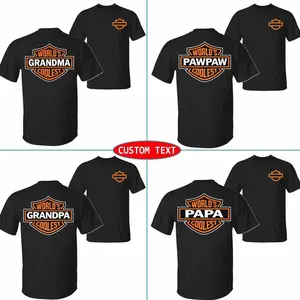 Custom Name World's Coolest Parents TShirt, Motorcycle Dad Mom Personalized Shirt, Father Day's Shirt, Grandpa Shirt, Pawpaw, Dad Shirt