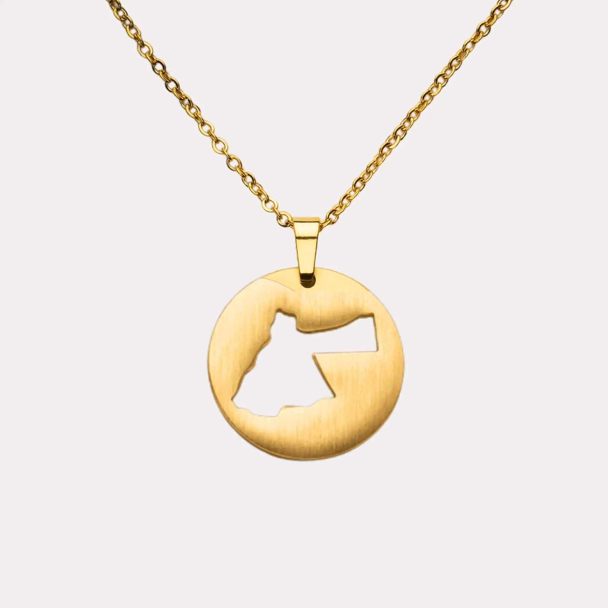Jordan Map Necklace
