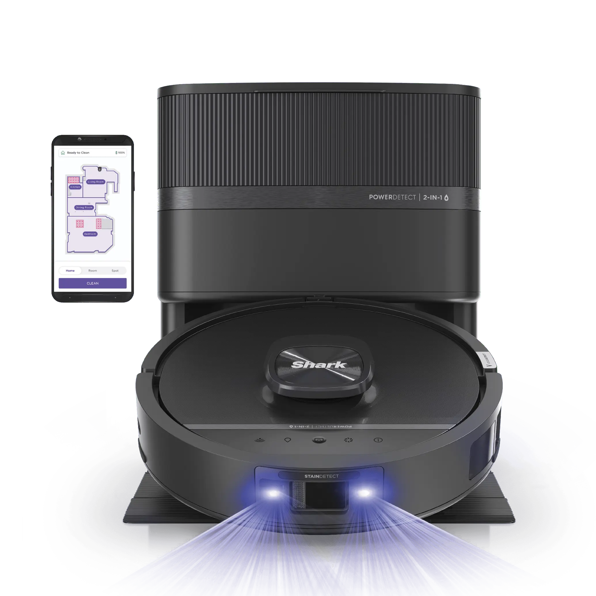 Shark PowerDetect UV Reveal 2-In-1 Vac & Mop - RV302 Shark PowerDetect UV Reveal 2-In-1 Vac & Mop - RV302