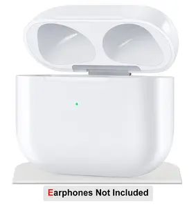 Wireless Charging Case Compatible with AirPods 3, Earphones Not Included, Charger Case Replacement for AirPods 3rd Gen, with Bluetooth Pairing Sync Button