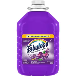 Fabuloso 2x Concentrated Multi-Purpose Cleaner, Lavender Scent 128 oz - Powerful and Long-Lasting Cleaning Solution Scented Household