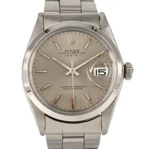 Pre-owned ROLEX Stainless Small Leather Goods Oyster Perpetual Date Steel Automatic