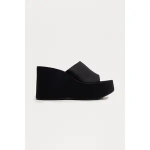 Ulani Platform Wedges - Black