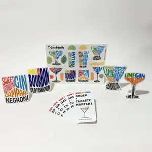 Cocktail Sticker and Card Bundle