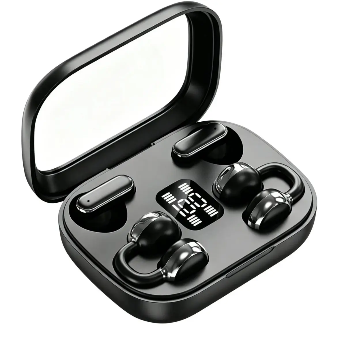 Wireless Bluetooth In Ear or Ear Clip Earphones Dual Bluetooth Earphones Sports Music Earphones