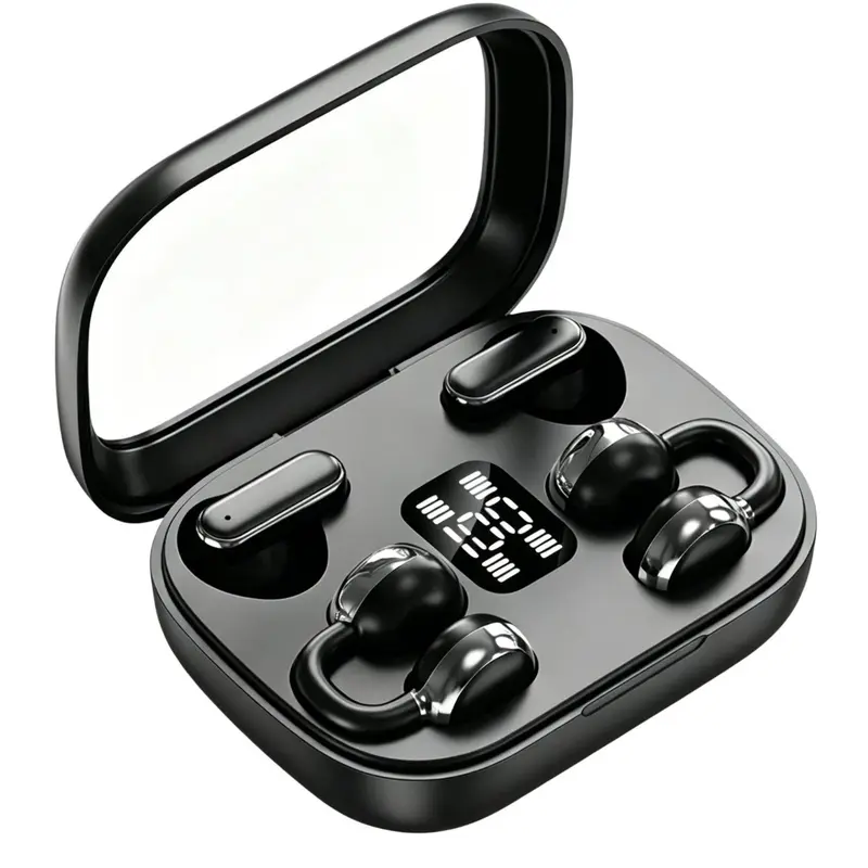 Wireless Bluetooth In Ear or Ear Clip Earphones Dual Bluetooth Earphones Sports Music Earphones