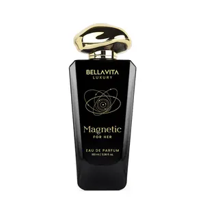 BellaVita Luxury’s Mood Collection Magnetic for Her | EDP | Cherry, Jasmine, Rose & Caramel | Premium Long-Lasting Fragrance for Women | 3.38 Fl.oz