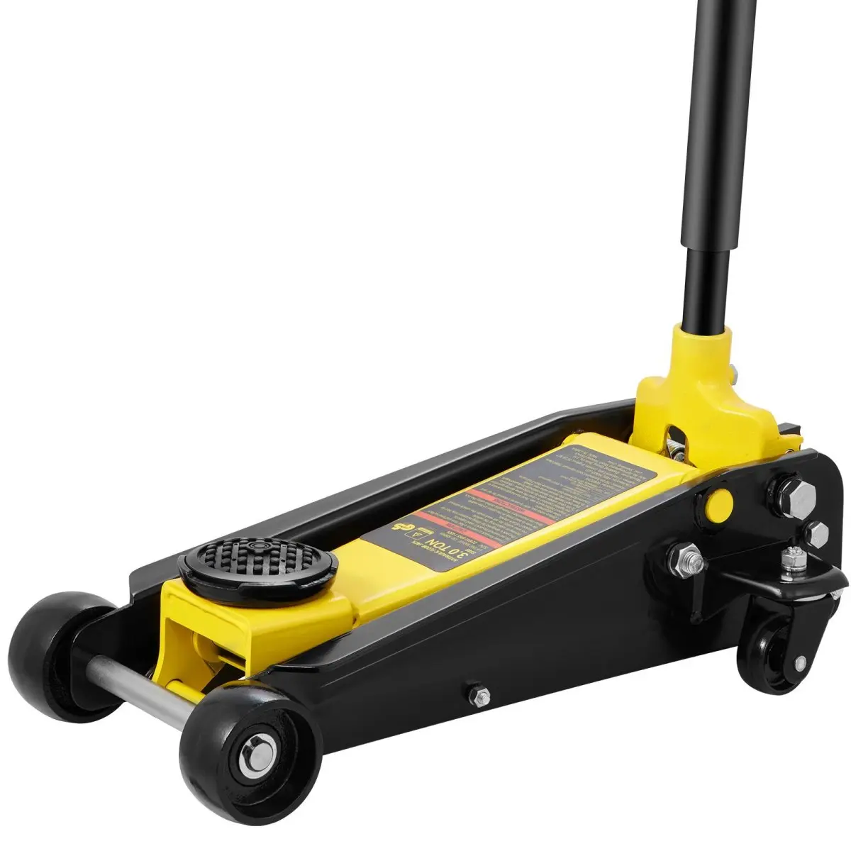 3 Ton Low Profile, Heavy-Duty Steel Racing Floor Jack with Dual Pistons Quick Lift Pump, Lifting Range 5.12"-19.7"