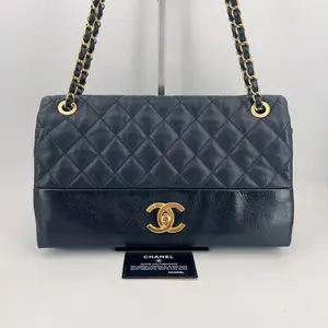 Pre-owned CHANEL leather Crossbody Bags Soft Elegance Flap Bag