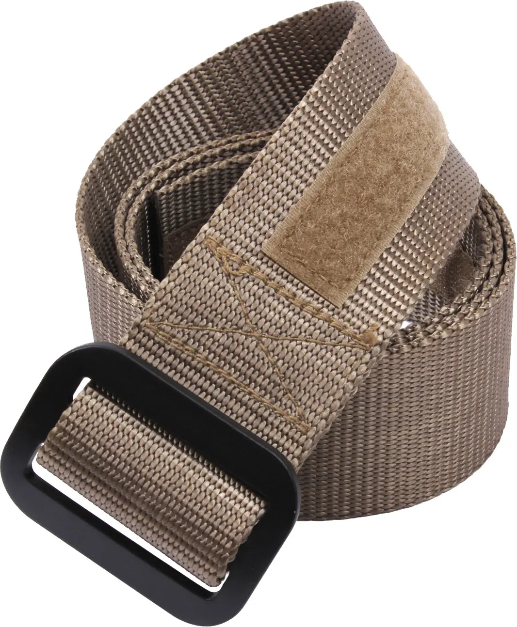 Military Riggers Belt - Coyote Brown, AR 670-1 Army Regulations Compliant, Sturdy, Hook-and-Loop Closure