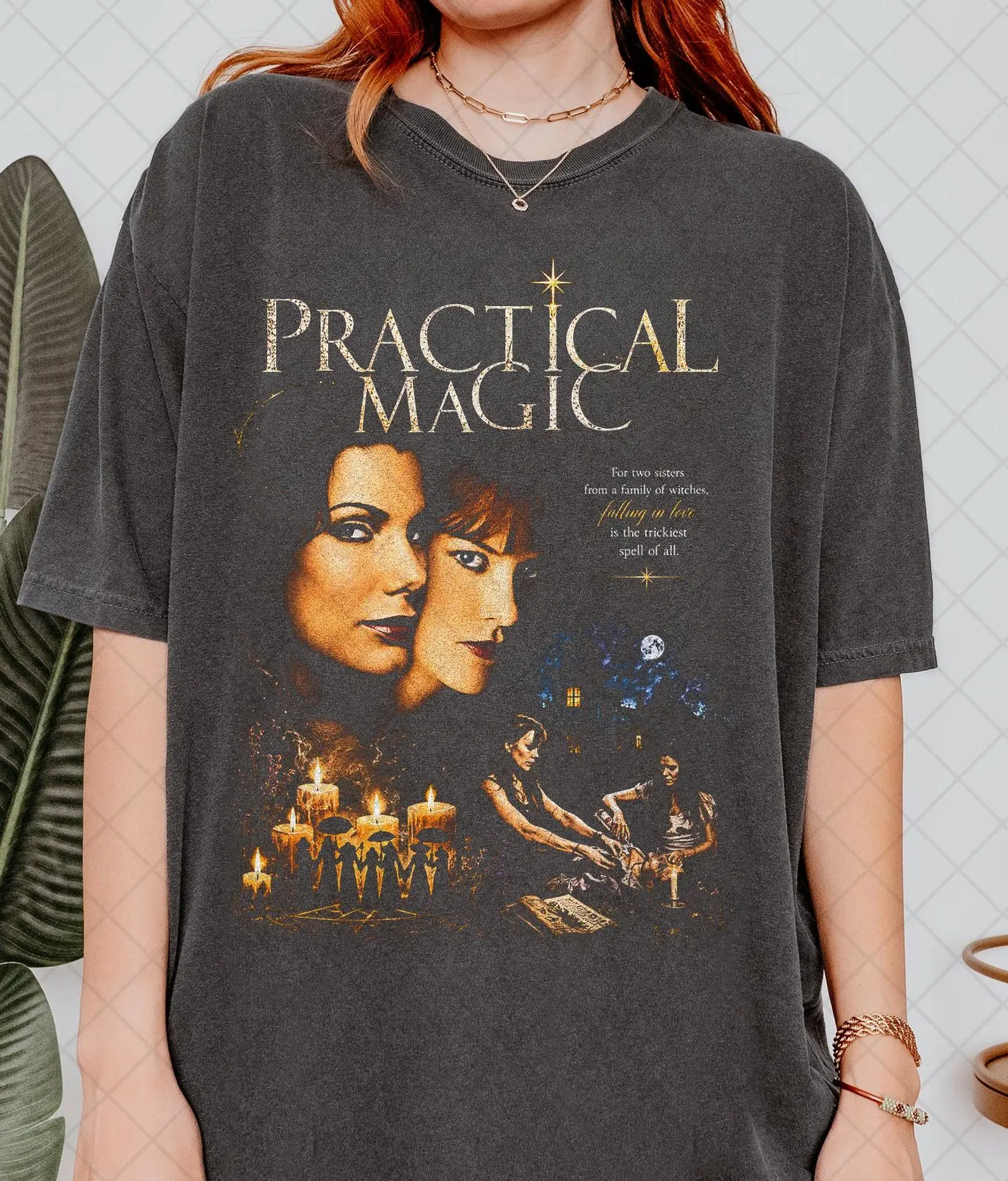 Comfort Colors Vintage Practical Magic 1998 Shirt, Practical Magic Horror Movie Halloween T-Shirt, Gift For Women and Man Unisex T-Shirt
