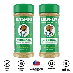 Dan-O's Seasoning Original - Small Bottle 2 pack (3.5 oz) - All-Purpose Seasoning great on meats and veggies