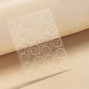 Transparent Clear Dual-Sided Self-Adhesive Nail Glue Stickers, 120/360/1200 Jelly Nail Art Supplies Stickers, DIY Press-On False Nails Gift, Nail Extensions