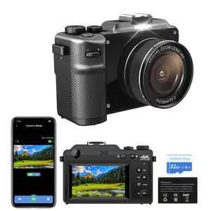 Digital Camera,  Dual-lens Travel Vlogging Camera , 3''Autofocus Compact Camera for Teenagers Beginners Students