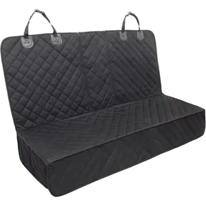 Dog Seat Cover, 100% Waterproof Bench Seat Cover Protector Scratch Proof Nonslip Durable Soft Pet Back Seat Covers for Cars Trucks & SUV