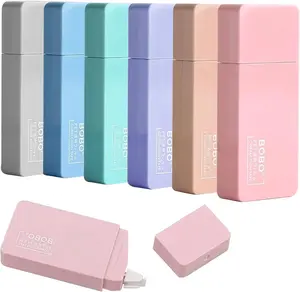 6 Pack Correction Tape Cute White Out Tape Macaron Color Correction Tape, Easy To Use Applicator for Instant Corrections for Students,Office Workers