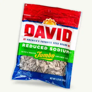 David Jumbo Reduced Sodium Sunflower Seeds 5.25oz