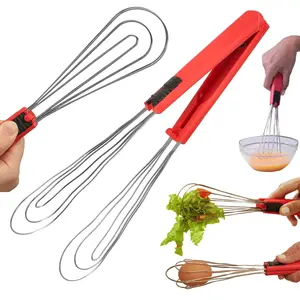 Foodie Tongs for Cooking - Dishwasher Safe 6-In-1 Kitchen Gadget