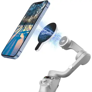 Magnetic Phone Holder Clamp For Magsafe Osmo Mobile 7P,7,SE,6,5,4 Adapter Magnets Clip Clamp Quick-Release Mount For Gimbal Stabilizer Accessories