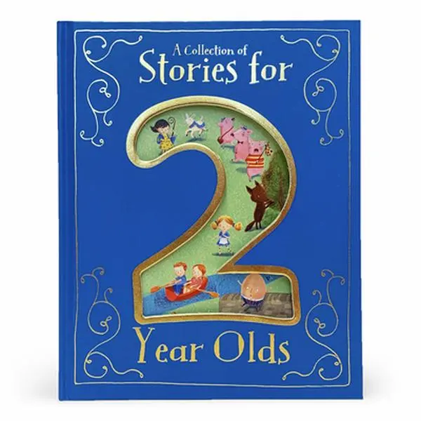 USED Hardcover English Picture Book - Parragon Books' 10-Story Collection for 2-Year-Olds (1.17lb) - Toddler Learning Materials, Preschool Resources, Kid Reading Content, Goldilocks, Fairy Tales, Toddler Learning Books