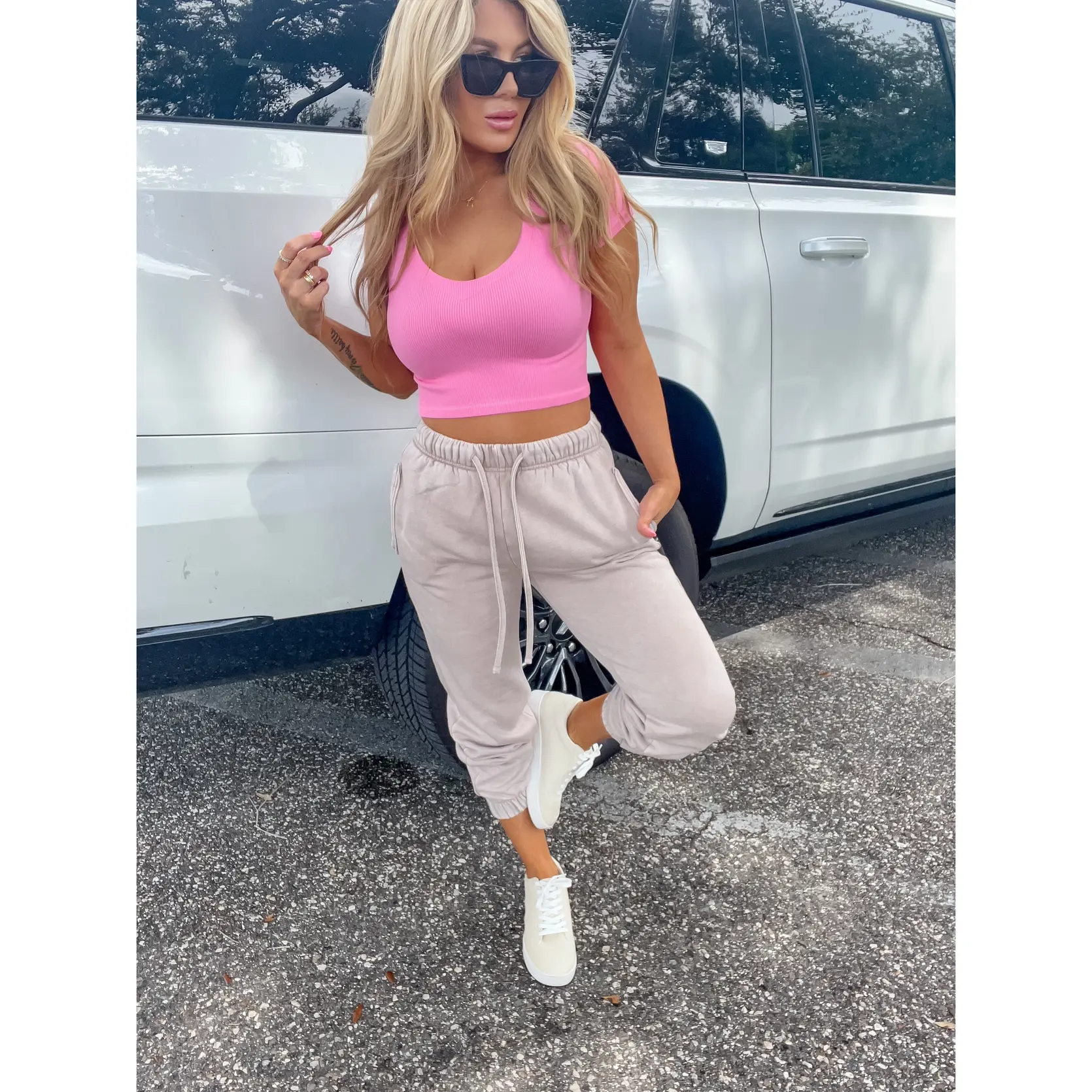 Signature Look Ash Mocha Jogger Sweats
